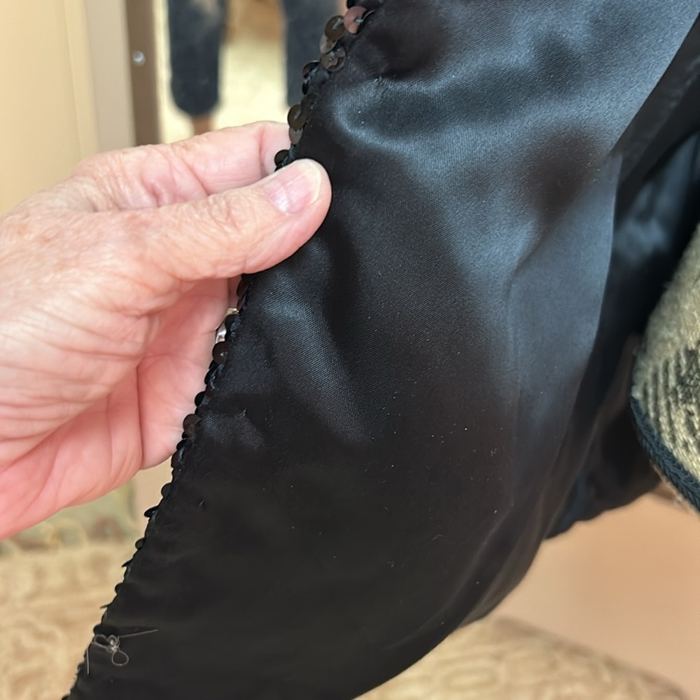 Sequined, Lined Jacket Size Medium. - image 5